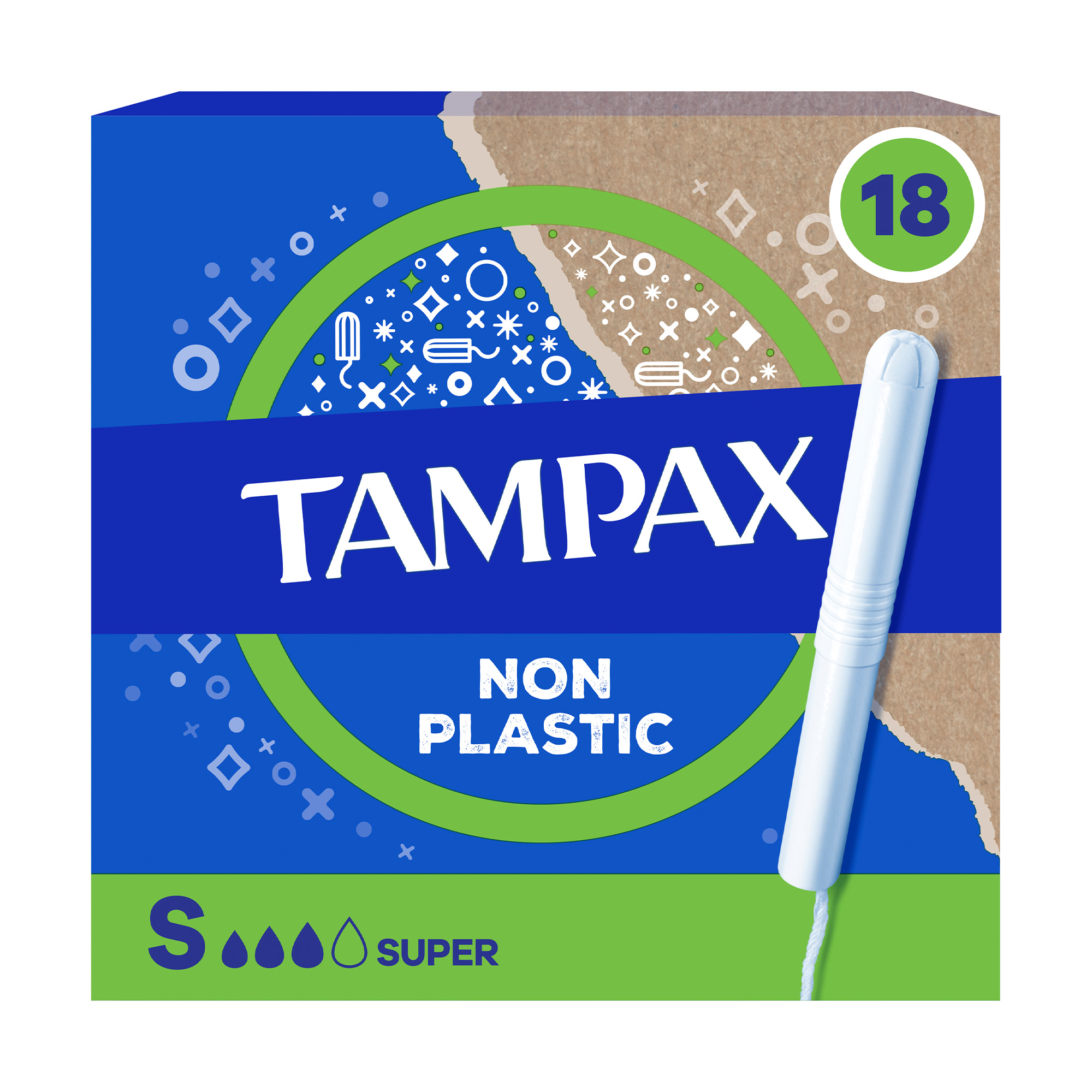 Тампони TAMPAX Compak Super з аплікатором, 18 шт